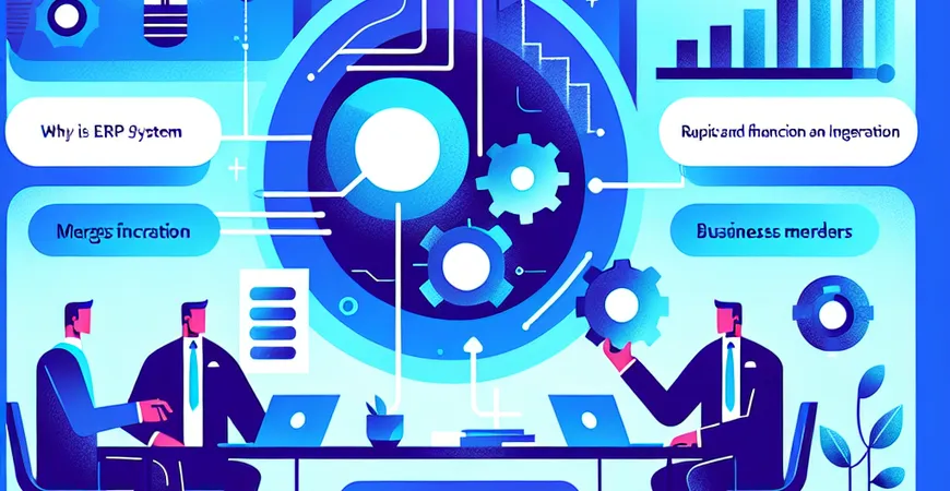  为什么说ERP系统是并购整合的首选工具？财务与业务快速合并  